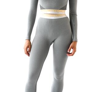 Yellow the Label Cora Ribbed Leggings